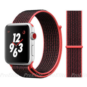 Band For Apple Watch Series 3/2/1 38MM 42MM Nylon Soft Breathable
