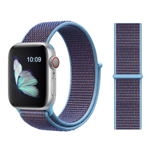 Band For Apple Watch Series 3/2/1 38MM 42MM Nylon Soft Breathable