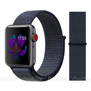 Band For Apple Watch Series 3/2/1 38MM 42MM Nylon Soft Breathable