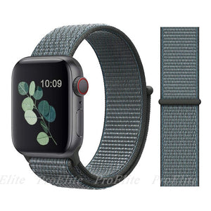 Band For Apple Watch Series 3/2/1 38MM 42MM Nylon Soft Breathable