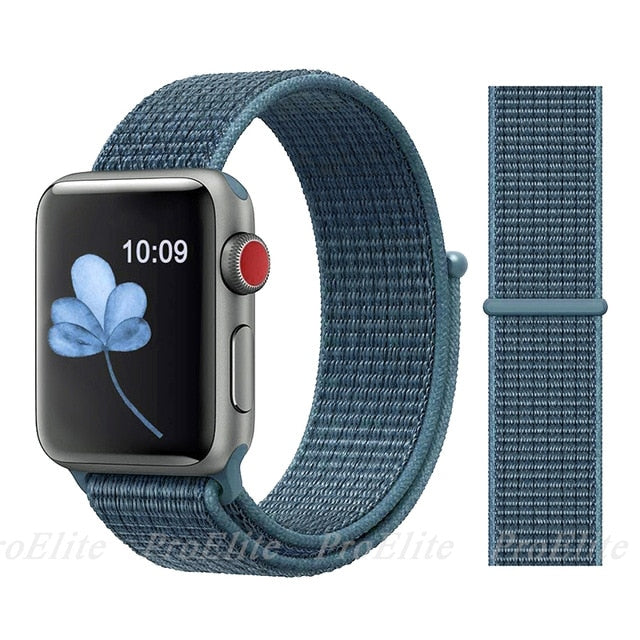 Band For Apple Watch Series 3/2/1 38MM 42MM Nylon Soft Breathable