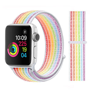Band For Apple Watch Series 3/2/1 38MM 42MM Nylon Soft Breathable