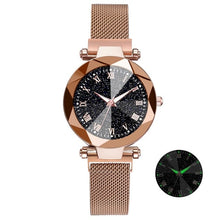 Load image into Gallery viewer, Luxury Starry Sky Stainless Steel Mesh Bracelet Watches For Women in 2019