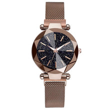 Load image into Gallery viewer, Luxury Starry Sky Stainless Steel Mesh Bracelet Watches For Women in 2019