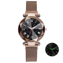 Load image into Gallery viewer, Luxury Starry Sky Stainless Steel Mesh Bracelet Watches For Women in 2019