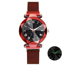 Load image into Gallery viewer, Luxury Starry Sky Stainless Steel Mesh Bracelet Watches For Women in 2019