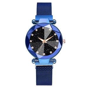 Luxury Starry Sky Stainless Steel Mesh Bracelet Watches For Women in 2019