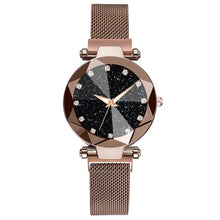 Load image into Gallery viewer, Luxury Starry Sky Stainless Steel Mesh Bracelet Watches For Women in 2019