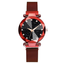 Load image into Gallery viewer, Luxury Starry Sky Stainless Steel Mesh Bracelet Watches For Women in 2019