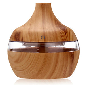 Best Ultrasonic Wood Grain Air Humidifier with Mini LED Light