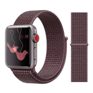 Band For Apple Watch Series 3/2/1 38MM 42MM Nylon Soft Breathable