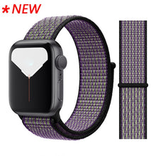 Load image into Gallery viewer, Band For Apple Watch Series 3/2/1 38MM 42MM Nylon Soft Breathable