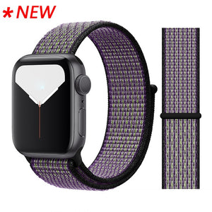 Band For Apple Watch Series 3/2/1 38MM 42MM Nylon Soft Breathable