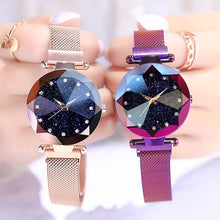 Load image into Gallery viewer, Luxury Starry Sky Stainless Steel Mesh Bracelet Watches For Women in 2019