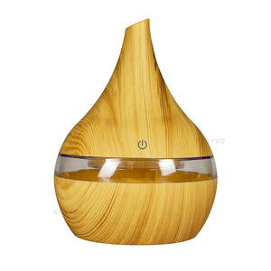Aroma wooden ultrasonic air humidifier for make home cool mist.