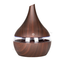 Load image into Gallery viewer, Aroma wooden ultrasonic air humidifier for make home cool mist.