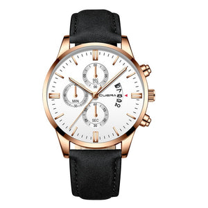 Quartz Wrist Watch for men with Stainless Steel case.
