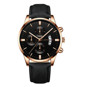 Quartz Wrist Watch for men with Stainless Steel case.