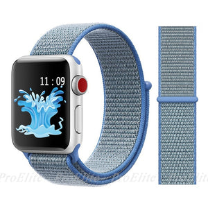Band For Apple Watch Series 3/2/1 38MM 42MM Nylon Soft Breathable