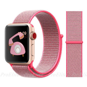 Band For Apple Watch Series 3/2/1 38MM 42MM Nylon Soft Breathable