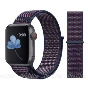 Band For Apple Watch Series 3/2/1 38MM 42MM Nylon Soft Breathable